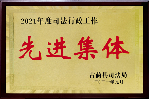 荣获2021年先进集体